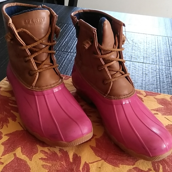 Sperry Other - Sperry booties waterproof Rubber .